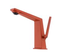 ZR98US Basin Faucet Bathroom Sink Mixer Tap with Honeycomb Aerator Adjustable Hot and Cold 59A Brass