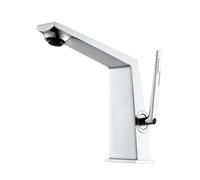 ZR98US Basin Faucet Bathroom Sink Mixer Tap with Honeycomb Aerator Adjustable Hot and Cold 59A Brass