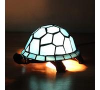 ZR98US Bedside Bedroom Lamps for Living Room Children's Night Light/European Creative Blue Turtle Tortoise Cuckold Table Lamp