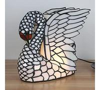 ZR98US Bedside Bedroom Lamps for Living Room Children's Night Light/European Creative Swan Table Lamp