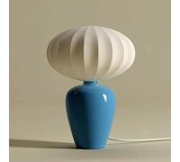 ZR98US Bedside for Bedroom lampsNew Chinese -Style Minimalist Retro Ceramics Table Lamp Villa Clubhouse Porch Decoration(Color:A,Size:)