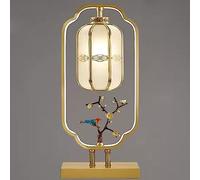 ZR98US Bedside Lamps for Pure Copper Bedroom Lamp, Living Room Decorative Table Lamp(Color:D,Size:Button)