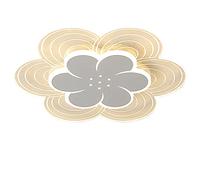 ZR98US CeilingChandeliers, Light, Dimmable Chandelier Flush Mount Lights, Acrylic Leaf Ceiling Lamp Fixture for Bedroom Dining Living Room Kitchen Hallway