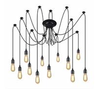 ZR98US Classic Lights, Black, Your Own Ceiling Chandelier, Supplied with 79 inch Cable