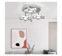 ZR98US Crystal Stars Pendant Light Ceiling Lamp Corridor Aisle Home Appliance Living Dining Room Decor Fixture, Chandelier