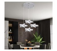 ZR98US Crystal Stars Pendant Light Ceiling Lamp Corridor Aisle Home Appliance Living Dining Room Decor Fixture, Chandelier