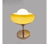 ZR98US Desk Lampe de Chevet Bedside Night European -Style Light Luxury Matte Glass Table Lamp Shape Candlestick Ornaments(Color:D,Size:)