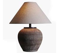 ZR98US Desk Lampe de Chevet Night Mushroom Solid Wood Table Lamp Touch Bedroom Bedside Lamp(Color:F,Size:)