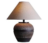 ZR98US Desk Lampe de Chevet Night Mushroom Solid Wood Table Lamp Touch Bedroom Bedside Lamp(Color:F,Size:)