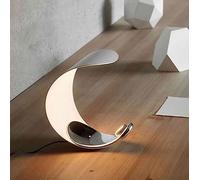 ZR98US Desk Lampe de Chevet Night Nordic Bedroom Bedside Decoration Table Art Personality Creative Moon Shape Lamp