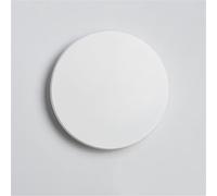 ZR98US Disc Circle, Nordic Round Lamp 3-Color Dimmable Wall Light for Living Room Hallway Porch Bedroom(Black)