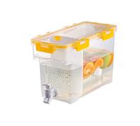 ZR98US Drink Dispenser 3.5L Cold Kettle with Faucet Refrigerator Beverage Container Filter Drink Dispenser Water Jug Ice Teapot with Tap Easy Dispensing