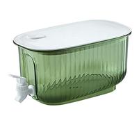 ZR98US Drink Dispenser 4L Clear Visible Cold Kettle with Faucet Fridge Drink Dispenser Lemonade Juice Drink Dispenser for Refrigerator Easy Dispensing