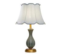 ZR98US en céramique Style Chevet cheminée la Lampe Nuit Lampes Table de Chambre à Coucher pour Le Salon (Couleur: télécommande, Taille: * 58cm)