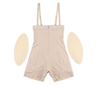 ZR98US Fake Buttock Shapewear for Women Double Compression Body Shaper Breathble Hip Enhancer Hi-Waist Underwear Leotard