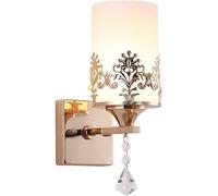 ZR98US Farmhouse Retro Lamp Wall Glass Shade, Compatible with Bathroom Living Room Bedroom Stairway Hallway Vanity Light Fixture, Chandelier