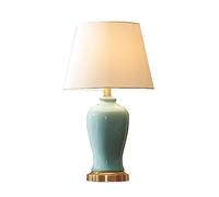 ZR98US for lampsAmerican Light Luxury All -Bronze Ceramic Lamp Master Bedroom Bedside Table Lamp(Color:A,Size:Remote Control)