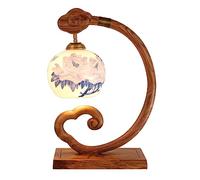 ZR98US for lampsModern Glazed Glaze New Chinese -Style All -Copper Ceramic Table Lamp Bedroom Bedside Lamp(Color:A,Size:Button)