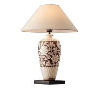 ZR98US for Table lampsRetro -Style Ceramic Desk Lamp New Chinese Light Luxury Bedroom Bedside Lamp(Color:B,Size:Button)