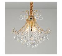 ZR98US French Crystal Bedroom Ceiling Decoration Pendant Lamp, Chandelier