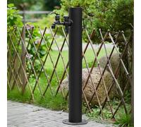 ZR98US Garden Water Faucet, Freestanding Hose Stand with Decorative Water Feature, Fountain Water Dispenser for Garden Irrigation and Washing