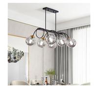 ZR98US Glass Lights Pendant Light Lamps Compatible with Living Room Indoor Chandelier