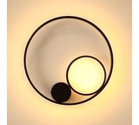 ZR98US Gold Sconces, Ring Decorative Light Fixtures, Round Wall Lamps 3000K Warm White -1 Pieces, Chandelier