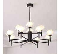 ZR98US Hanging Light,Creative Personality Magic Beans During,G9 Nordic Molecule Chandelier,Living Bedroom Dining Room Clothing -Golden 6 Head