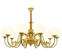 ZR98US Industrial Pendant Matte Glass Globe Ceiling Light Fixture, Chandelier
