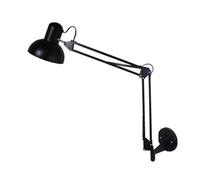 ZR98US Industrial Swing Arm Light, Iron Adjustable Angle Wall Lamp for Bedroom Reading Living Room Office