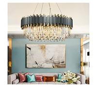 ZR98US Lamp, Stainless Steel Chandelier Indoor Luxury Pendant Light Chrome Living Crystal Compatible with Dining Room Bedroom, Chandelier,Ceiling Lightin