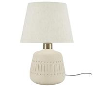 ZR98US Lamp Style Ceramic Farmhouse Living Room, Bedroom Side Table Decorative Lighting with Remote Control