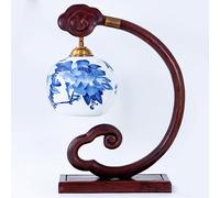 ZR98US Lamps for New Chinese Retro Table Lamp, Bedroom Wedding Bedside Lamp(Color:B,Size:Remote Control)