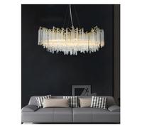 ZR98US Living French Crystal Luxury Scandinavian Villa Ambience Dining Room Split High-End Bedroom Master Ligs,Ceiling Chandelier