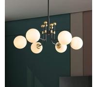 ZR98US Living Pendant Light Postmodern Compatible with Bedroom Dining Room Study Magic Bean Lamp, Chandelier