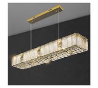 ZR98US Luxury Crystal Pendant Fixture Compatible with Home Decoration Bedroom Dining Living Room, Chandelier