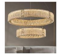ZR98US Luxury Crystal Pendant Fixture Compatible with Home Decoration Bedroom Dining Living Room, Chandelier