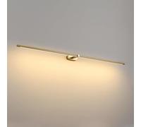 ZR98US Minimalist Aluminum Lights, Long Strip Cylindrical Mounted Light for Bedroom Living Room Wall Light(Black,68cm/26.8in)