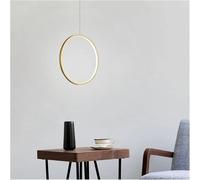 ZR98US Minimalist Lights Round Ring Circle Pendant Lamp Indoor Fixture Home, Chandelier