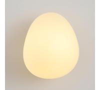 ZR98US Minimalist Mounted Lamp, White Geometry Wall Fixture for Living Room Bedroom Kitchen Island(28cm/11in)