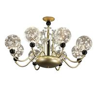 ZR98US Northern Europe Lig Luxury Crystal Living Room Dimming Chandelier Postmodern Home Creativity Restaurant Pendant Master Bedroom The Hanging Remote Dimming,Pendant Ligs Mod