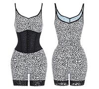 ZR98US One Piece Bodysuit Full Body Shaper Peach Buttocks Elastic Abdomen and HIPS Sweatpants Conjoined Corset for Women