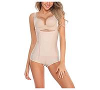 ZR98US Open Bust Bodysuit Woman Butt Lifter Body Shaper Tummy Control Shapewear Breathable Adjustable Removable Shoulder Strap