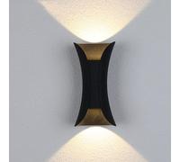 ZR98US Outdoor IP65 Waterproof Patio Double Head Luminous up and Down Frosted Aluminum Lamp Body Wall Light, Chandelier