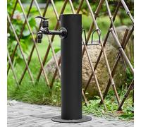 ZR98US Outdoor Water Column Fountain, Freestanding Antifreeze Hose Faucet, Cylindrical Decorative Yard Hydrant