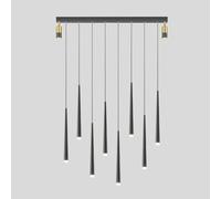 ZR98US Pendant Light with 2 Spotlights Long Water Droplets Fixtures Minimalist Hanging Lamp, Chandelier