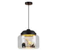 ZR98US Pendant Lights - with Animal Cute Hanging 's Bedroom Lamp, Chandelier