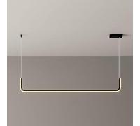 ZR98US Pendent Lamp Dimmable Suspended Fixture Home Kitchen Island Minimalist Dining Table Office Ceiling Hanging Light, Chandelier