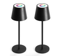 ZR98US Portable Desk Lamp with Touch Dimming and Warm Light - Stylish and Weatherproof