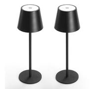 ZR98US Portable Desk Lamp with Touch Dimming and Warm Light - Stylish and Weatherproof